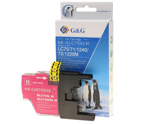 Kompatibel mit Brother LC-1240M Druckerpatrone Magenta jetzt kaufen - Marke: G&G