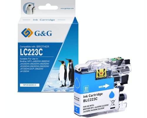 Kompatibel mit Brother LC-223C Druckerpatrone Cyan jetzt kaufen - Marke: G&G