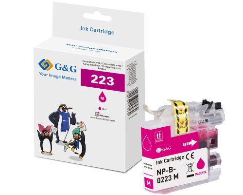 Kompatibel mit Brother LC-223M Druckerpatrone Magenta jetzt kaufen - Marke: G&G