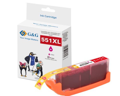 Kompatibel mit Canon CLI-551XL M/ 6445B001 XL-Druckerpatrone Magenta jetzt kaufen - Marke: G&G