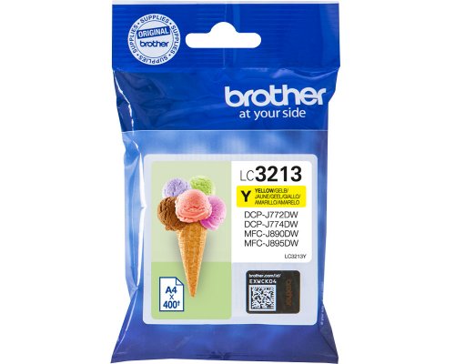 Brother LC-3213Y Tinte Gelb jetzt kaufen (400 Seiten)