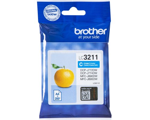 Brother LC-3211C Tinte Cyan jetzt kaufen  (200 Seiten)