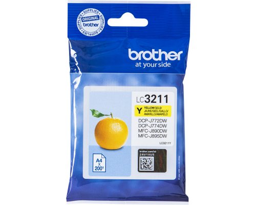 Brother LC-3211Y Tinte Gelb jetzt kaufen  (200 Seiten)