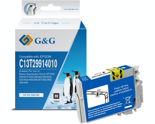 Kompatibel mit Epson 29XL/ T2991/ C13T29914012 XL-Druckerpatrone Schwarz jetzt kaufen - Marke: G&G