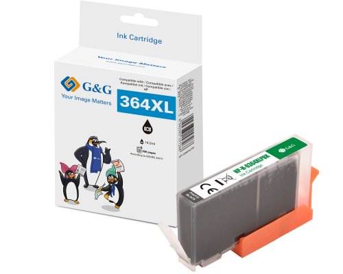 Kompatibel mit HP 364XL/ CB322EE XL-Druckerpatrone Fotoschwarz jetzt kaufen - Marke: G&G