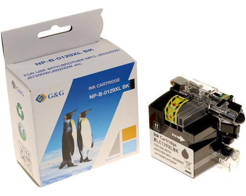 Kompatibel mit Brother LC-129XLBK Druckerpatrone Schwarz jetzt kaufen - Marke: G&G