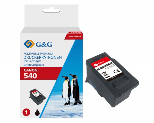 Kompatibel mit Canon PG-540 XL/ 5222B005 XL-Druckerpatrone Schwarz jetzt kaufen - Marke: G&G