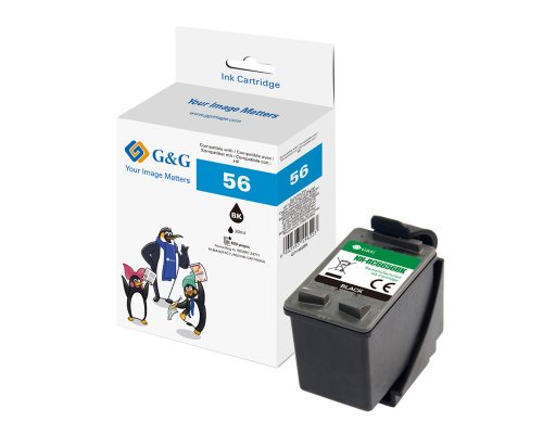 Kompatibel mit HP 56 / C6656AE Druckerpatrone Schwarz jetzt kaufen - Marke: G&G