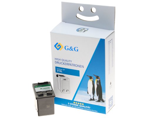Kompatibel mit HP 21XL/ C9351CE XL-Druckerpatrone Schwarz jetzt kaufen - Marke: G&G