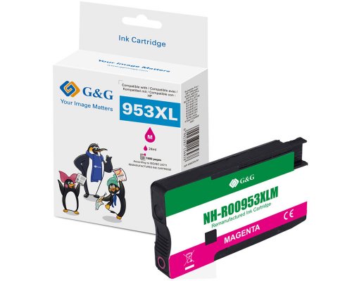 Kompatibel mit HP 953XL/ F6U17AE XL-Druckerpatrone Magenta jetzt kaufen - Marke: G&G