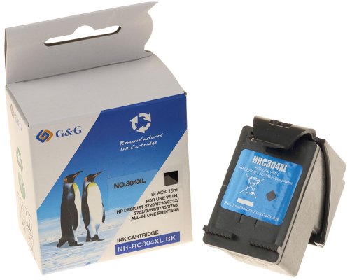 Kompatibel mit HP 304XL / N9K08AE Druckerpatrone Schwarz [modell] - Marke: G&G