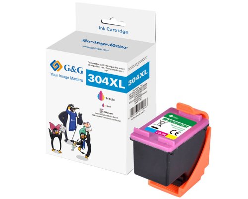 Kompatibel mit HP 304XL / N9K07AE XL-Druckerpatrone Color jetzt kaufen - Marke: G&G