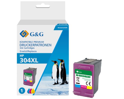 Kompatibel mit HP 304XL / N9K07AE XL-Druckerpatrone Color jetzt kaufen - Marke: G&G