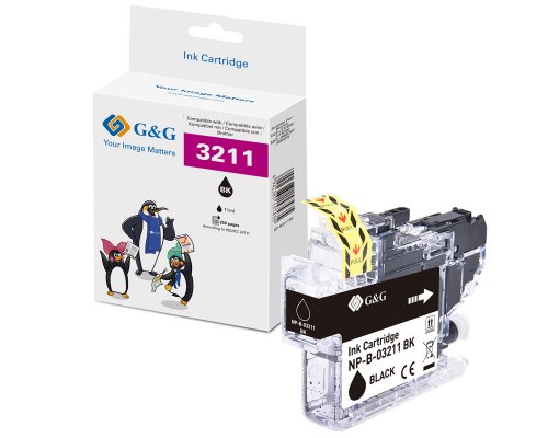 Kompatibel mit Brother LC-3211BK Druckerpatrone Schwarz jetzt kaufen - Marke: G&G