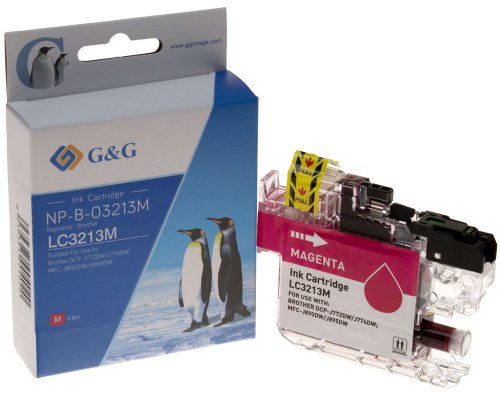 Kompatibel mit Brother LC-3213M XL-Druckerpatrone Magenta jetzt kaufen - Marke: G&G