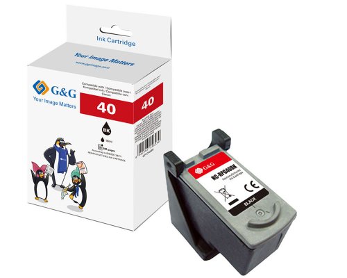 Kompatibel mit Canon PG-40 Druckerpatrone Schwarz jetzt kaufen - Marke: G&G