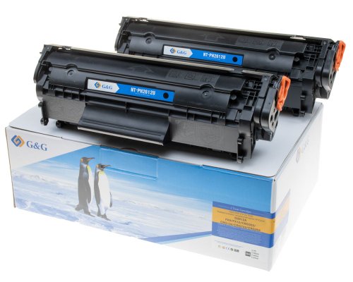 Kompatibel mit HP 12AD/ Canon FX-10/ 703 Toner Doppelpack jetzt kaufen - Marke: G&G