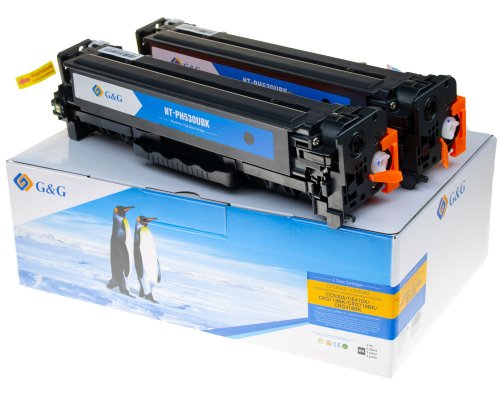 Kompatibel mit HP 304A / 305X / CC530AD/ CE410XD/ Canon 718 XL/Toner Doppelpack: 2x Schwarz jetzt kaufen - Marke: G&G