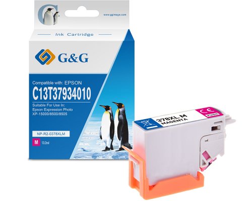 Kompatibel mit Epson 378XL/ C13T37934010 XL-Druckerpatrone Magenta jetzt kaufen - Marke: G&G