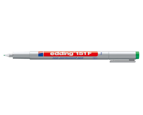OHP-Marker edding 151 F non-permanent, 0,6 mm, Rundspitze, grün