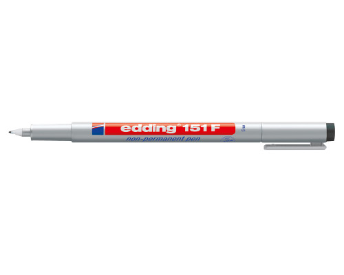 OHP-Marker edding 151 F non-permanent, 0,6 mm, Rundspitze, Schwarz