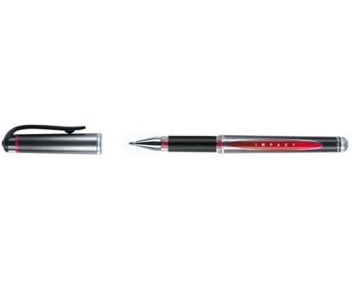 Gelroller uni-ball IMPACT UM 153S, Schreibfarbe: rot