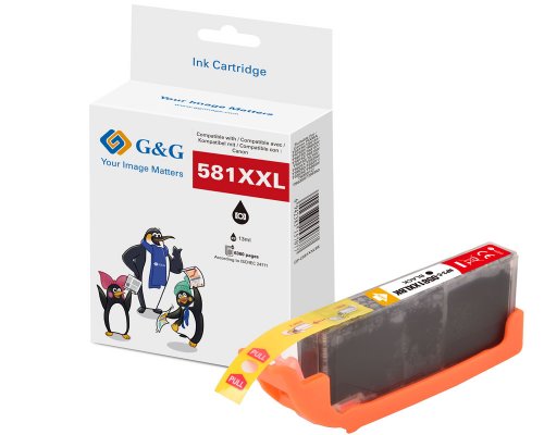Kompatibel mit Canon CLI-581BKXXL/ 1998C001 XXL-Druckerpatrone Fotoschwarz jetzt kaufen - Marke: G&G