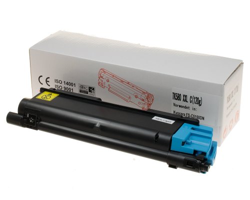 Kompatibel mit Kyocera TK-580C XL-Toner Cyan jetzt kaufen von TONERDUMPING