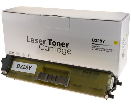 Kompatibel mit Brother TN-328Y Toner Gelb jetzt kaufen von TONERDUMPING