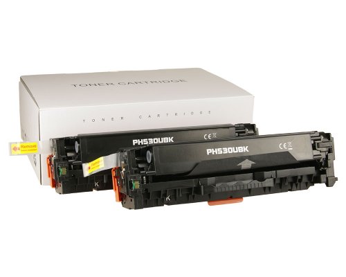 Kompatibel mit HP 304A / 305X / 312X / Canon 718K / HP CE410XD / CC530AD / CF380XD XL-Toner Doppelpack: 2x Schwarz jetzt kaufen von TONERDUMPING