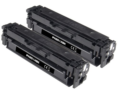 Kompatibel mit HP 201X / CF400XD XL-Toner Doppelpack: 2x Schwarz jetzt kaufen von TONERDUMPING