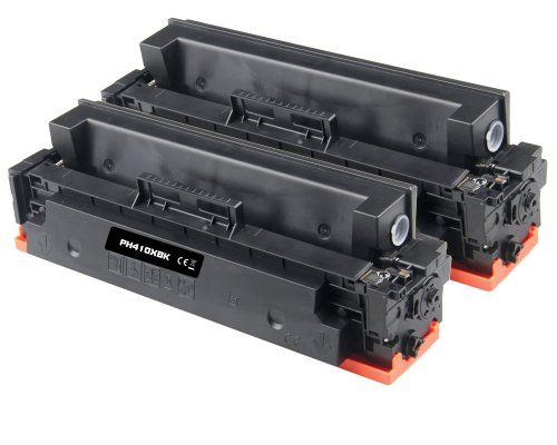 Kompatibel mit HP 410X / CF410XD XL-Toner Doppelpack: 2x Schwarz jetzt kaufen von TONERDUMPING