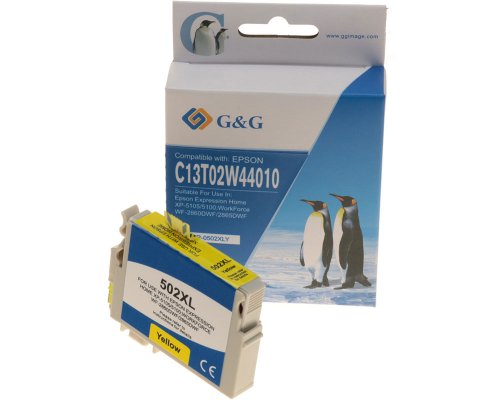 Kompatibel mit Epson 502XL Druckerpatrone Gelb jetzt kaufen - Marke: G&G