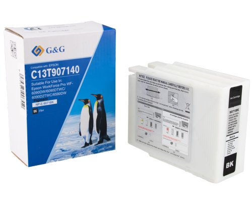 Kompatibel mit Epson T9071 Druckerpatrone Schwarz jetzt kaufen - Marke: G&G