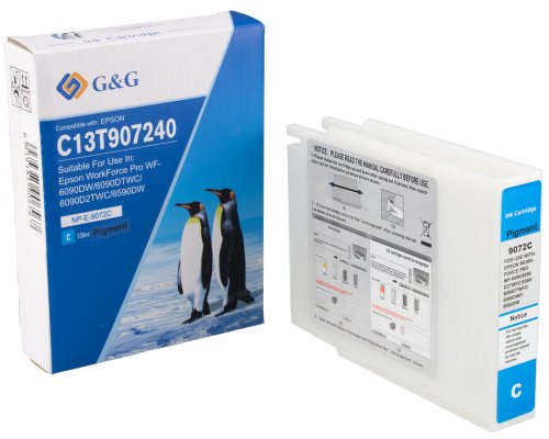 Kompatibel mit Epson T9072 Druckerpatrone Cyan jetzt kaufen - Marke: G&G
