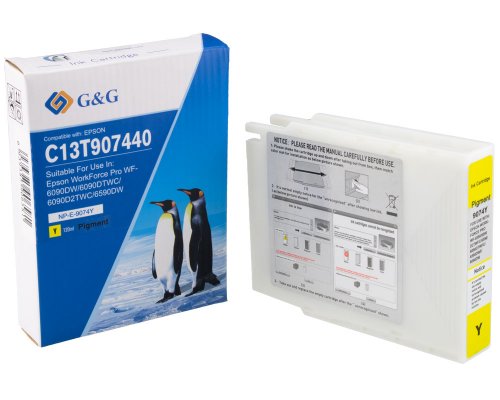 Kompatibel mit Epson T9074 Druckerpatrone Gelb jetzt kaufen - Marke: G&G