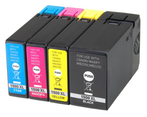 Kompatibel mit Canon PGI-1500XL XL-Druckerpatronen je 1x Schwarz, Cyan, Magenta, Gelb jetzt kaufen - Marke: G&G