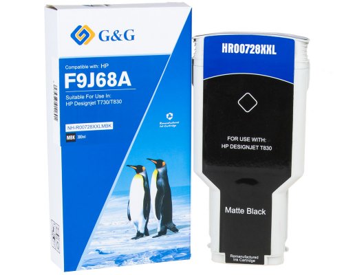 Kompatibel mit HP 728XXL/ F9J68A Druckerpatrone (300ml) mattSchwarz jetzt kaufen - Marke: G&G