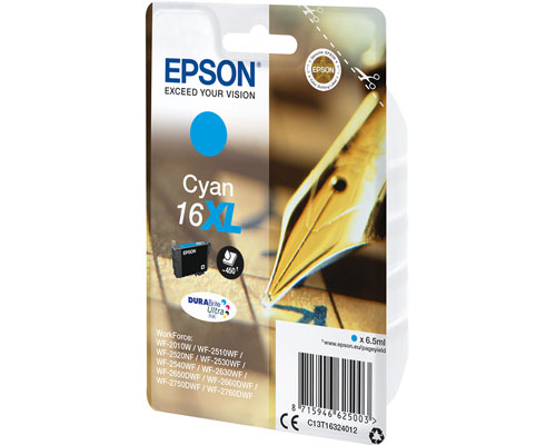 Epson 16XL Original-Druckerpatrone Cyan jetzt kaufen