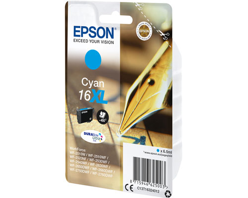 Epson 16XL Original-Druckerpatrone Cyan [modell]