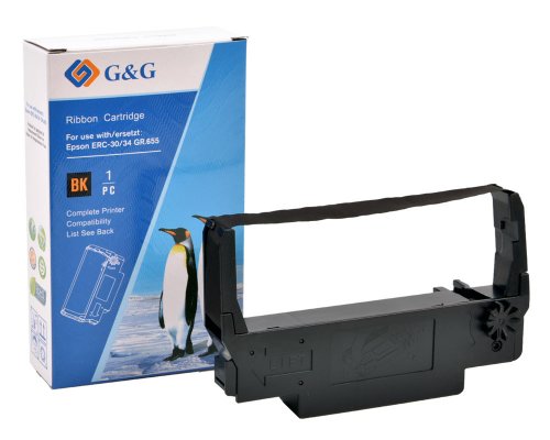 Kompatibel mit Epson C43S015374/ ERC30 / ERC38B Nylon-Farbband Schwarz jetzt kaufen - Marke: G&G