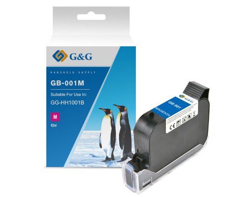 G&G original Handheld Druckerpatrone GB-001M Magenta permanent/ wasserfest jetzt kaufen