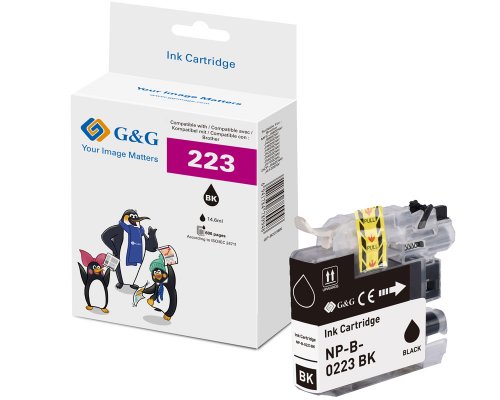 Kompatibel mit Brother LC-223BK XL-Druckerpatrone Schwarz jetzt kaufen - Marke: G&G