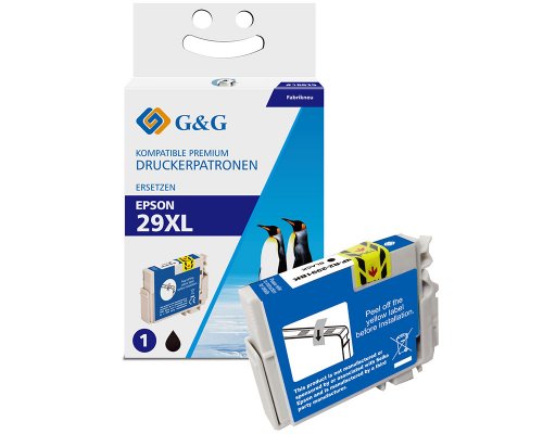 Kompatibel mit Epson 29XL/ T2991/ C13T29914012 XL-Druckerpatrone Schwarz jetzt kaufen - Marke: G&G