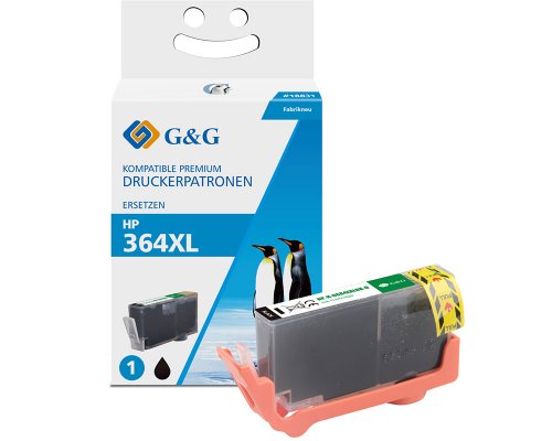 Kompatibel mit HP 364XL/ CB321EE XL-Druckerpatrone Schwarz jetzt kaufen - Marke: G&G