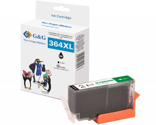 Kompatibel mit HP 364XL/ CB321EE XL-Druckerpatrone Schwarz jetzt kaufen - Marke: G&G