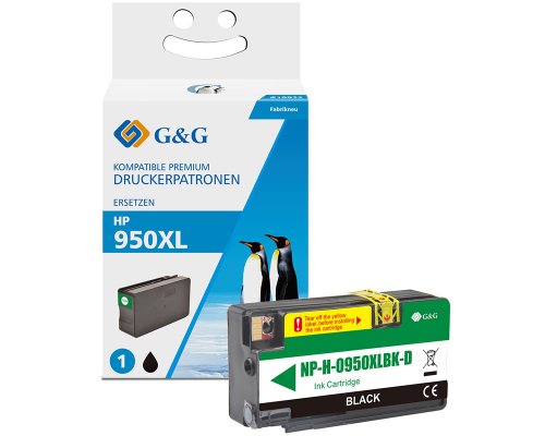 Kompatibel mit HP HP 950XL/ CN045AE Druckerpatrone Schwarz jetzt kaufen - Marke: G&G