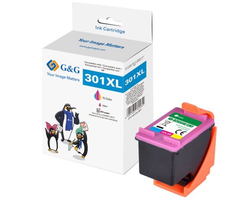 Kompatibel mit HP 301XL/ CC564EE XL-Druckerpatrone Color jetzt kaufen - Marke: G&G