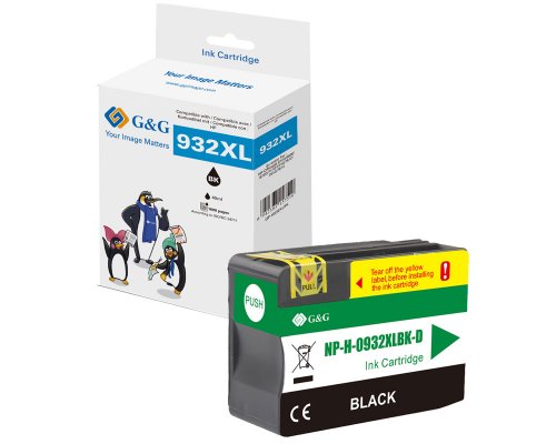 Kompatibel mit HP 932XL/ CN053AE XL-Druckerpatrone Schwarz jetzt kaufen - Marke: G&G