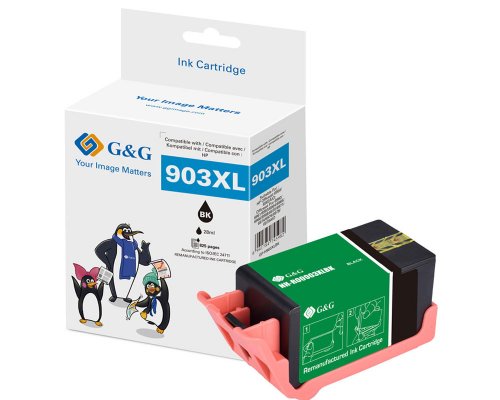 Kompatibel mit HP 903XL/ T6M03AE XL-Druckerpatrone Schwarz jetzt kaufen - Marke: G&G